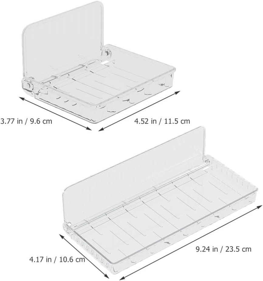 Alipis 2pcs Floating Shower Shelves Organizer