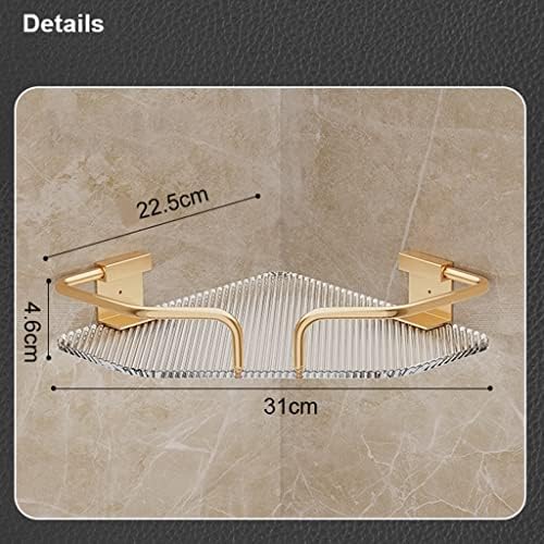 ANNBKA Gold Single Layer Shower Caddy Organizer