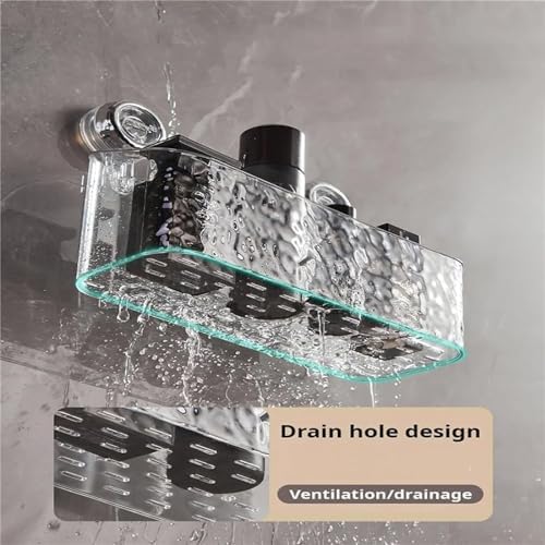 Light Luxury Style Suction Cup Shower Caddy