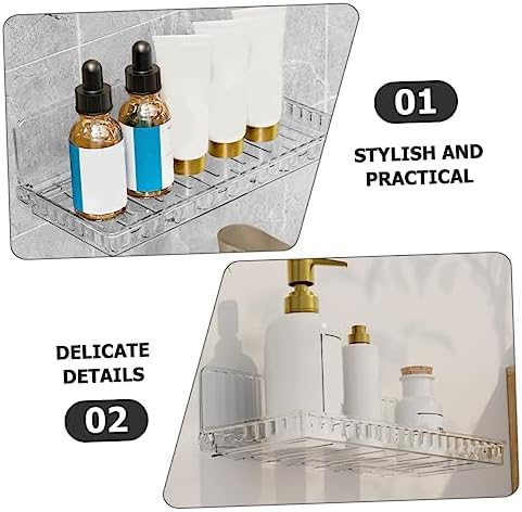 Zerodeko 2pcs Foldable Wall Towel Shelf No Drilling