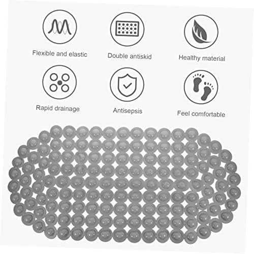 Ciieeo Non Slip Bath Mat with Massage Function