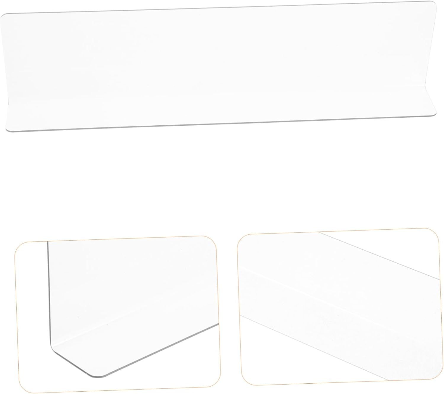 RORPOIR Bathtub Shower Anti-Splash PVC Barrier