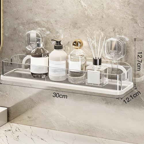 Shower Caddy with Suction Cup Mount Wall Storage Rack