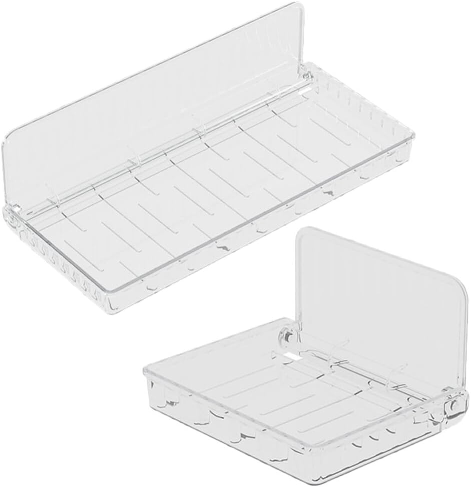 Alipis 2pcs Floating Shower Shelves Organizer