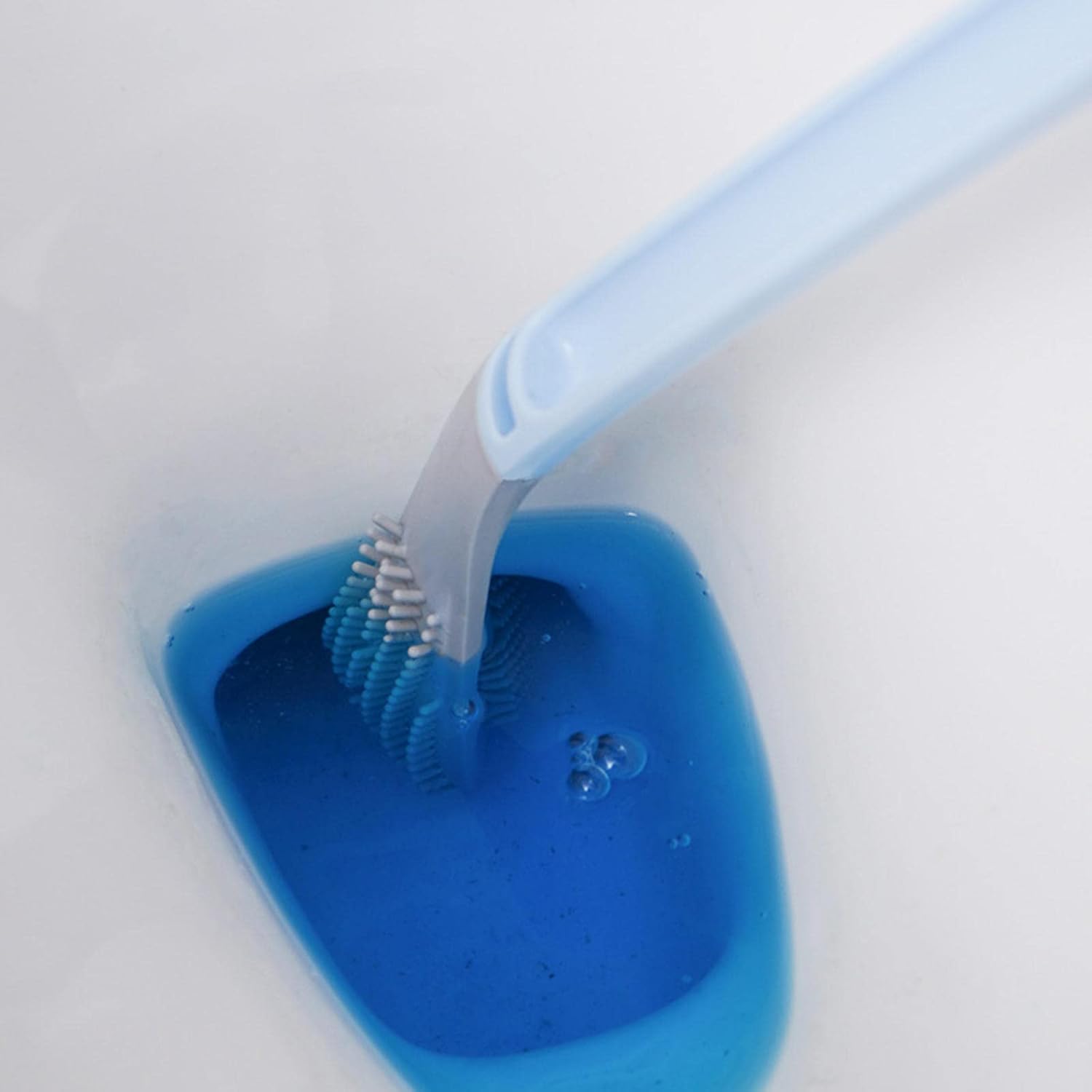 MBETA Long Handle Toilet Brush with Soft Rubber Head