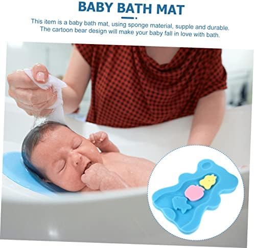 Lightweight Bear Bath Sponge Mat for Safe Bathing