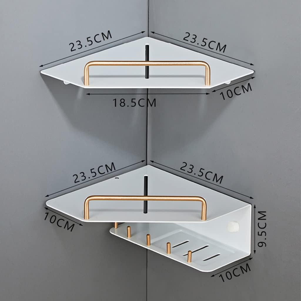 Shower Shelf Racks Aluminum Triangle Basket Organizer