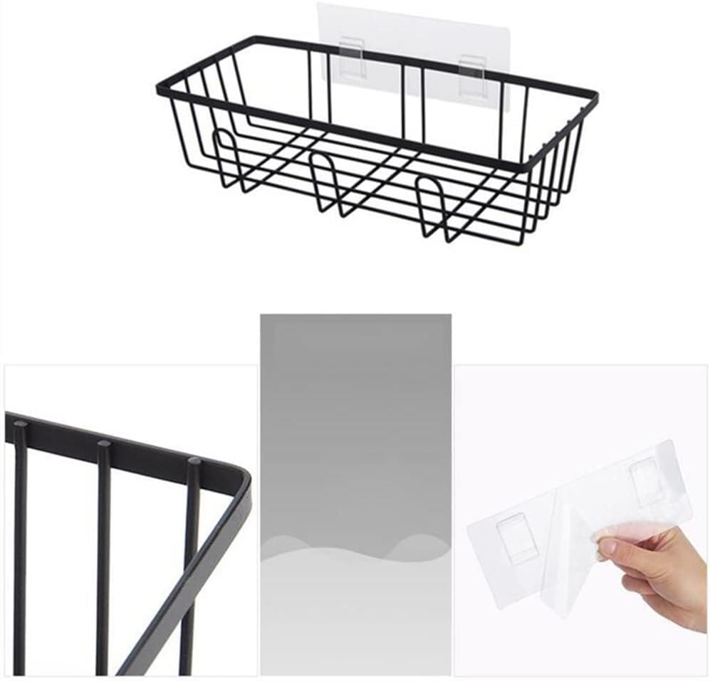 ANNBKA Shower Caddy with Vacuum Suction and Iron Hooks