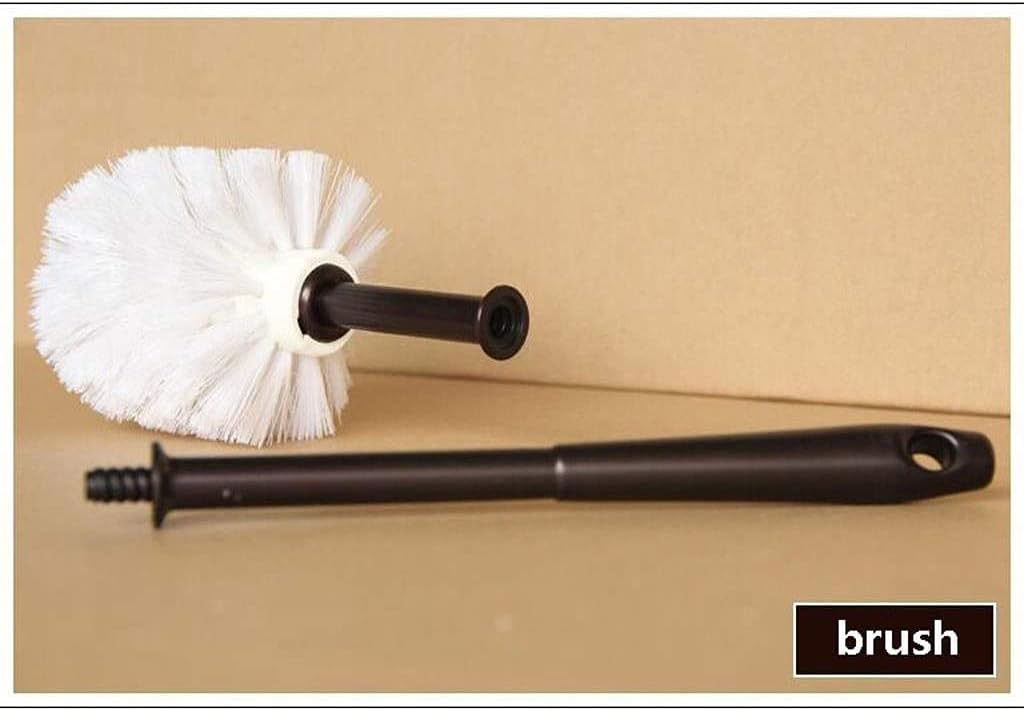 Inktus Resin Toilet Brush Set with Bracket and Holder