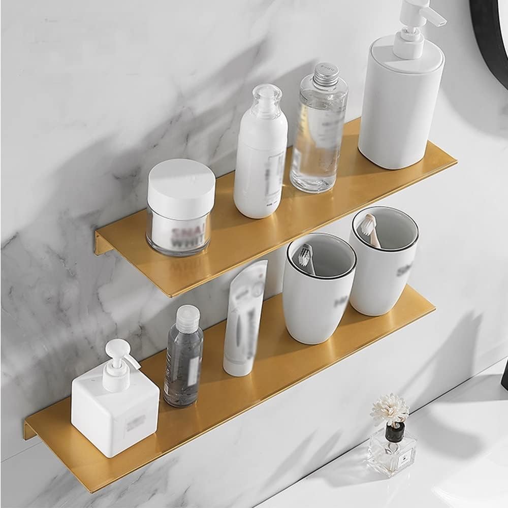 Shower Caddy Organizer Wall Mounted Brushed Gold
