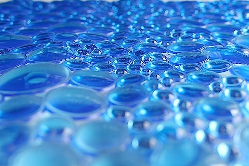 Splash Home Pop Bathtub Mat Non-Slip Blue 27x15 Inches
