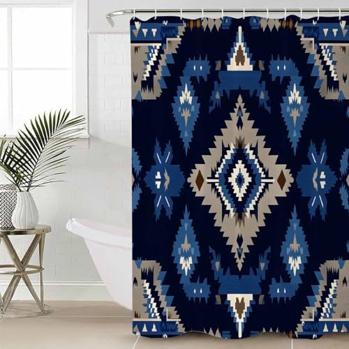 ZOE GARDEN Southwest Shower Curtain Set 72x72 1