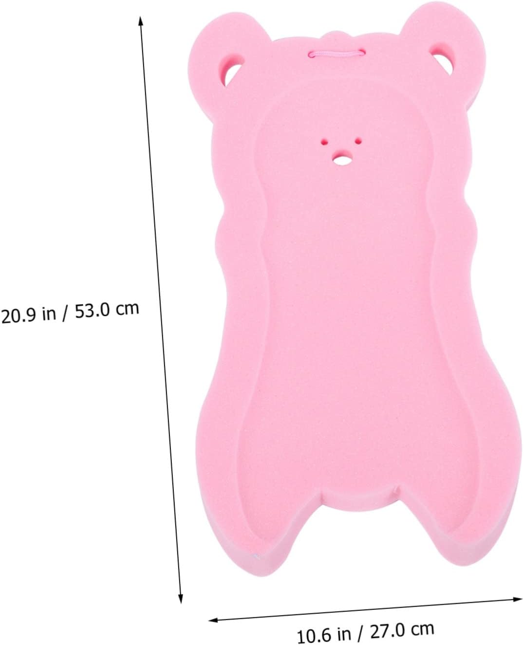 Hoement Baby Sponge Mat Non-Slip Bath Cushion Pink 1