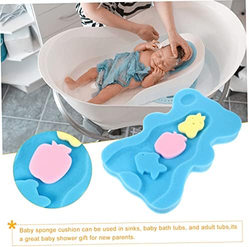 Lightweight Bear Bath Sponge Mat for Safe Bathing