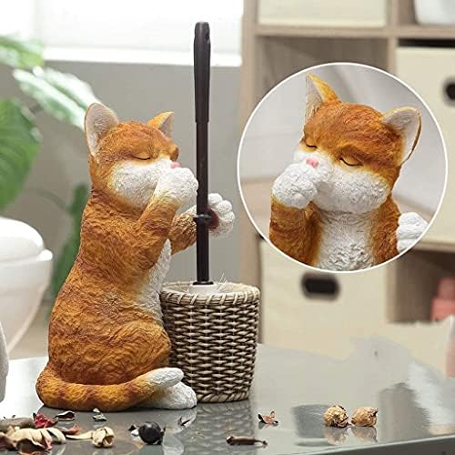 Inktus Resin Toilet Brush Set with Bracket and Holder