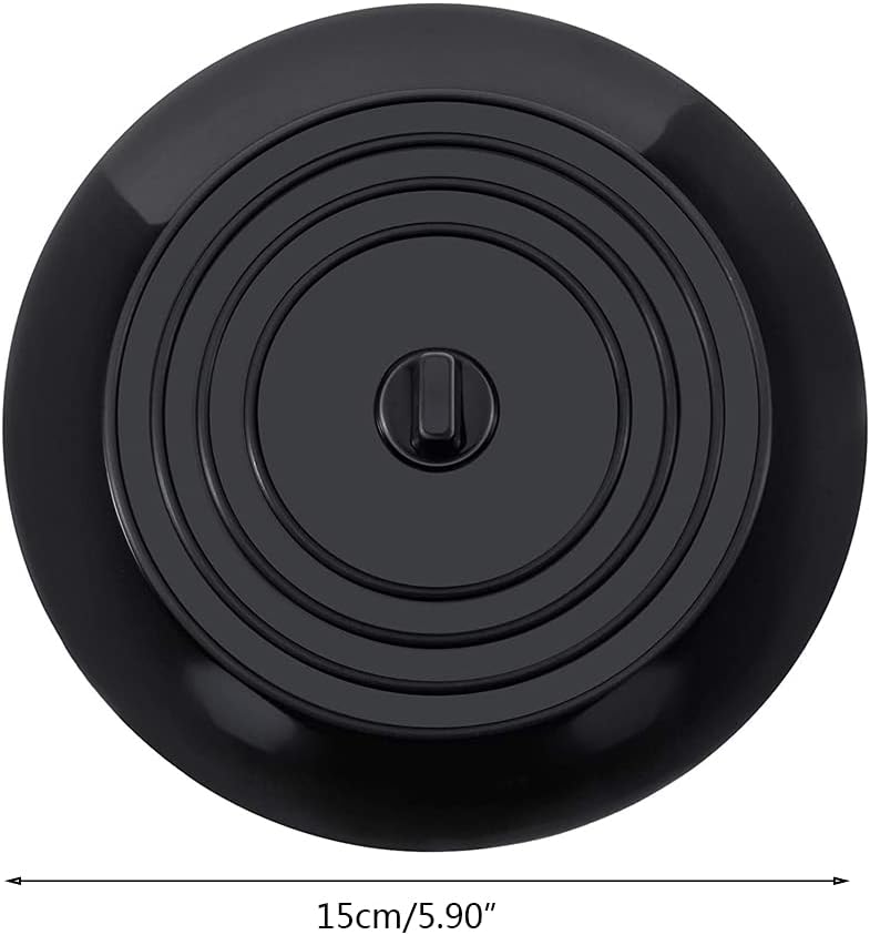 Tianquxngi 6 Inch Large Silicone Tub Stopper with Suction