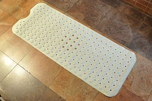 SOUGAO Extra Long Non-Slip Bath Mat with Suction Cups 40x100cm