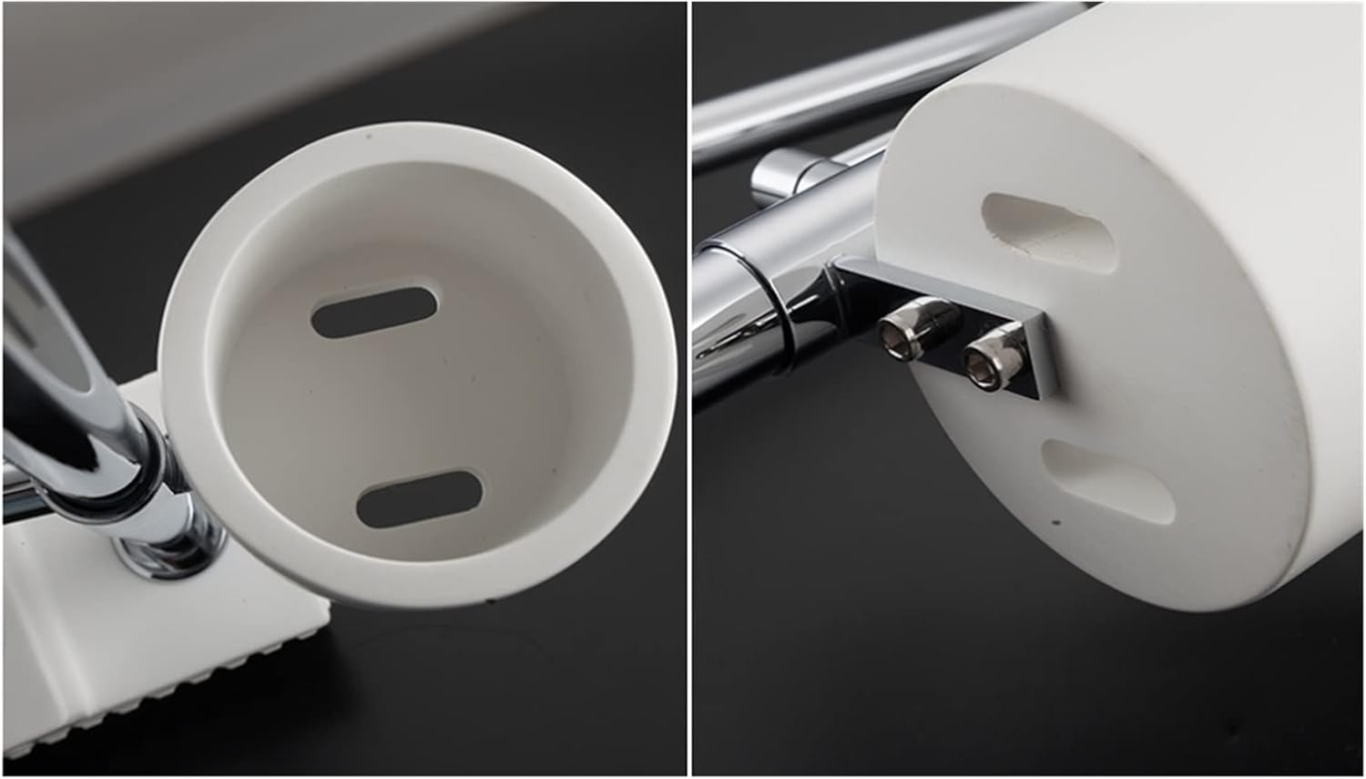 INPETS Toilet Brush Holder Durable Suction Base