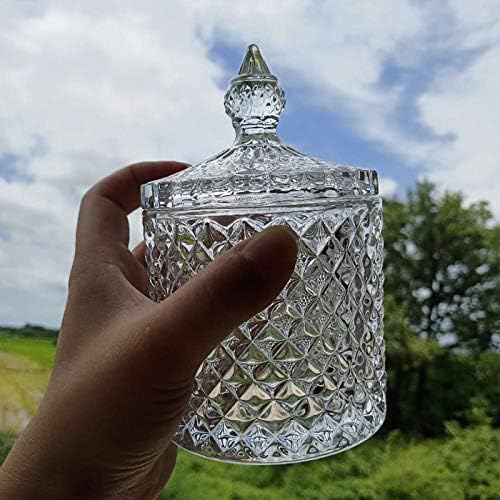 MINIBIRD Glass Jar Storage Organizer for Bathroom and Kitchen