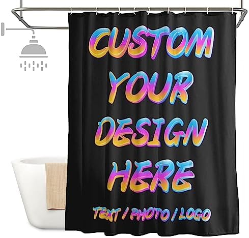 Custom Shower Curtain with Picture Photo Design for Bathroom