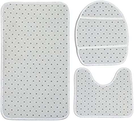 ZOE GARDEN Visual Vortex Optical Shower Curtain Set 1