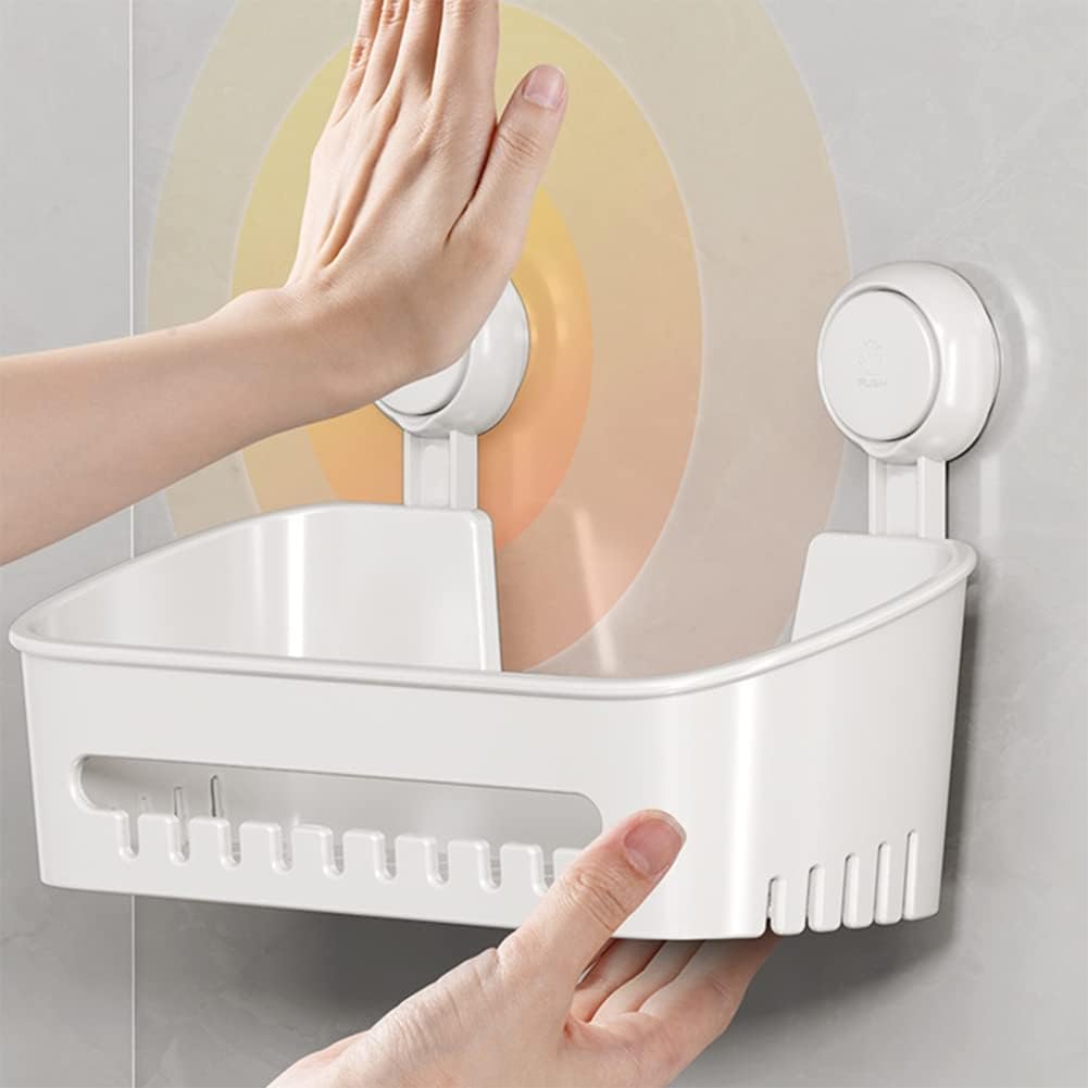 Shower Spice Stand with Strong Suction No Drill