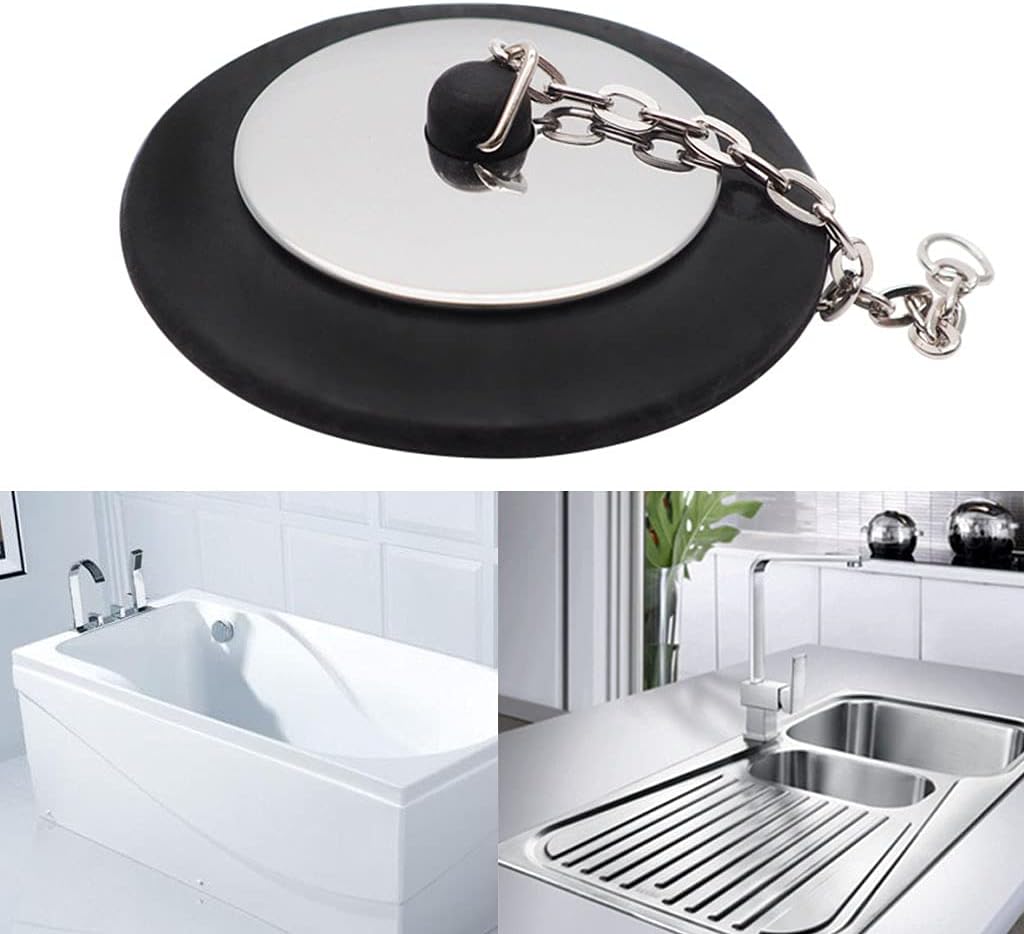 WERQA Rubber Choke Drain Stopper with Chain 1PC 1