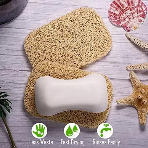 HUSGA Soap Savers 4PCS PVC Durable Dry Soap Holder