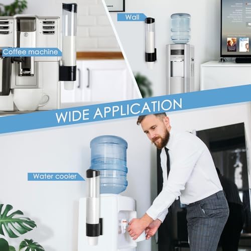 Samhe Medium Pull Cup Dispenser Black 16 Tube Length