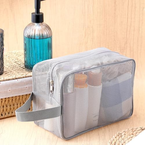 HJZHII Portable Mesh Shower Caddy with Handle