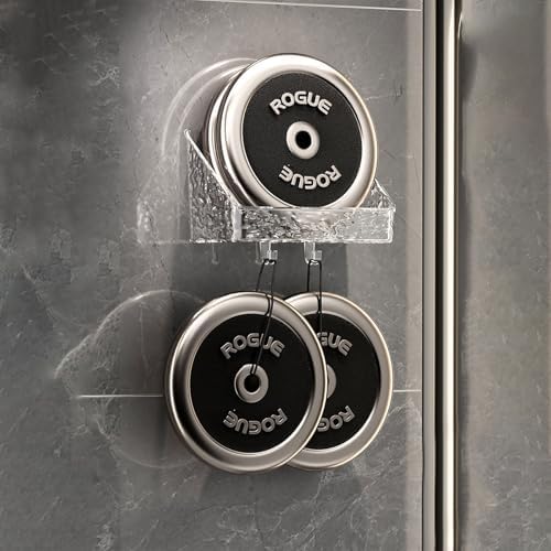 Wall-Mounted Shower Caddy Organizer with Hooks