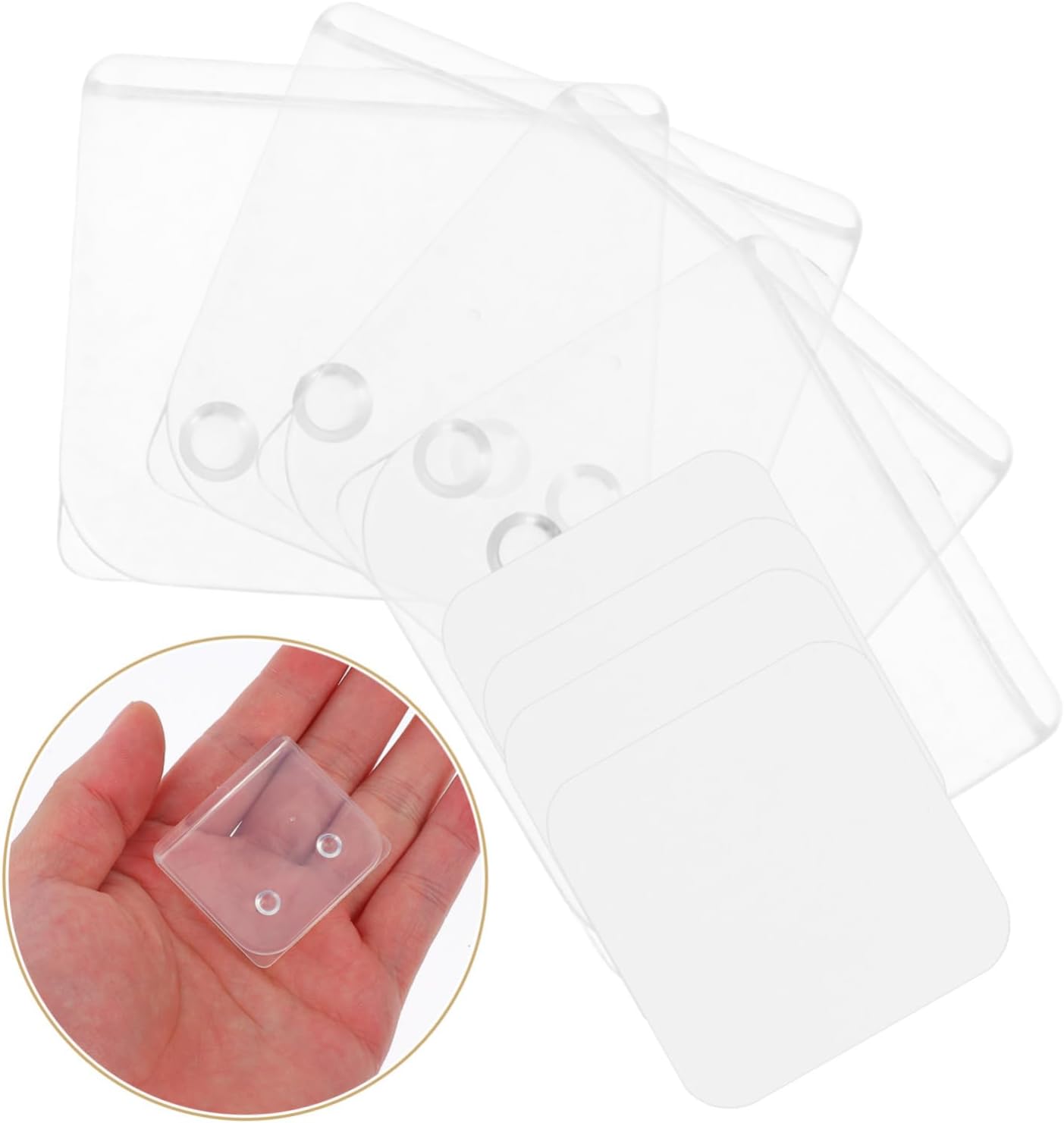 Alipis 4pcs Shower Curtain Clips No Drill Installation