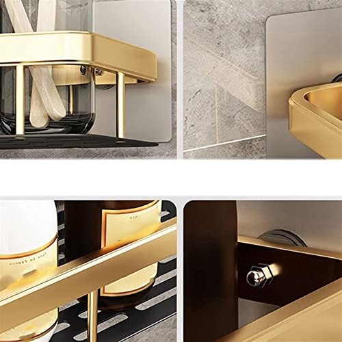 ANNBKA Shower Caddy 30cm No-Drill Corner Shelf Organizer