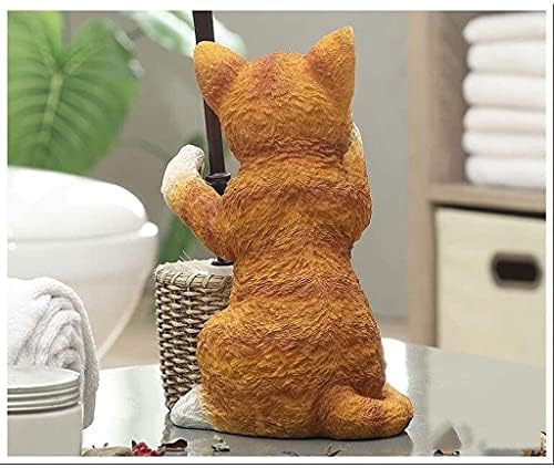 Inktus Resin Toilet Brush Set with Bracket and Holder