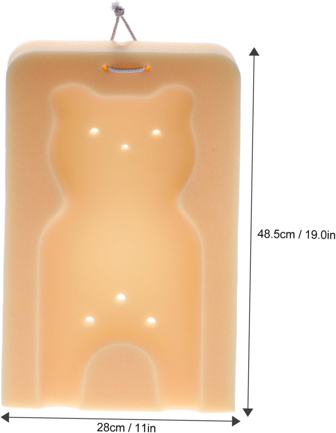 BESTYASH 1Pc Non-Slip Bath Sponge Mat for Comfortable Bathing