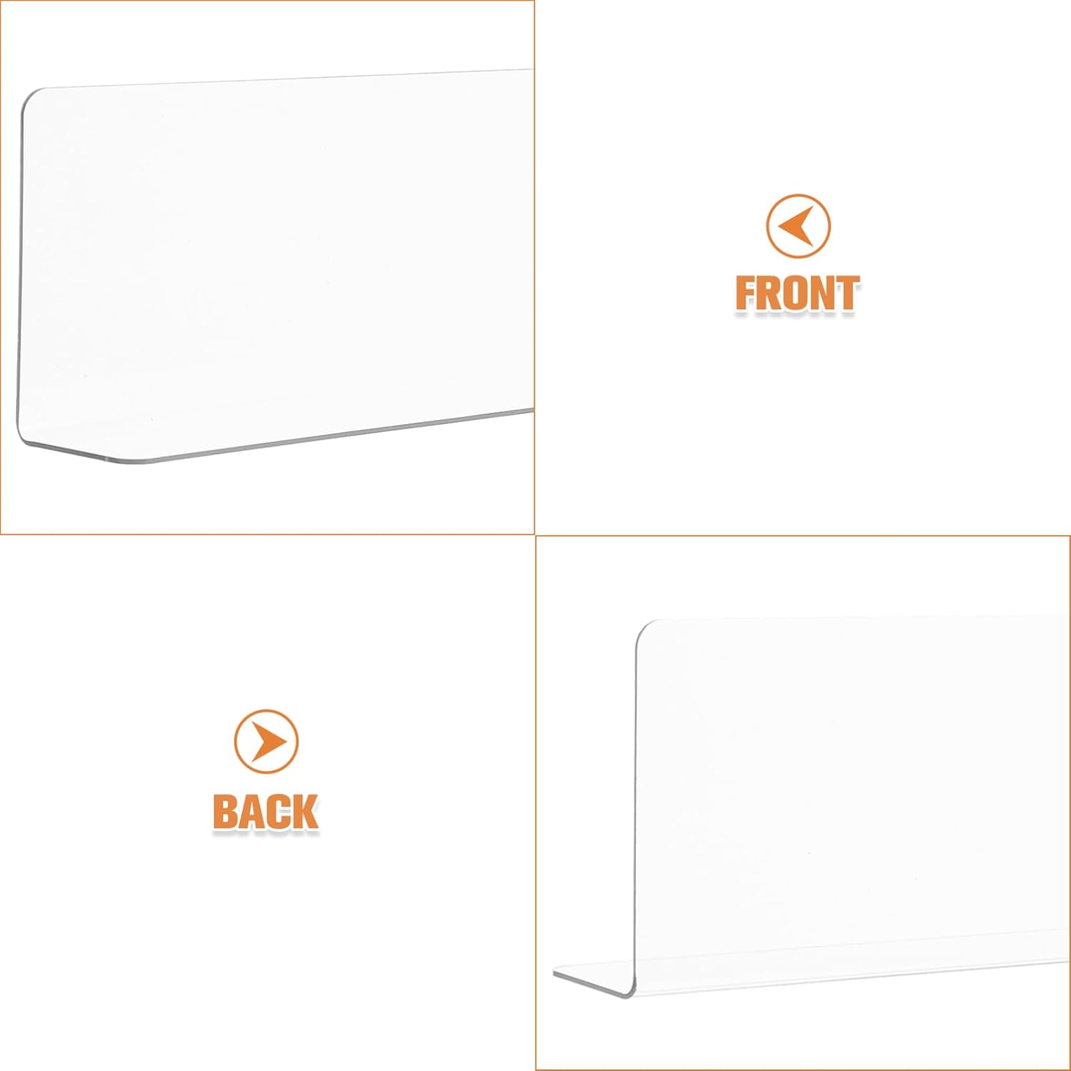 FIXOSHEE Corner Splash Guard for Bath and Shower
