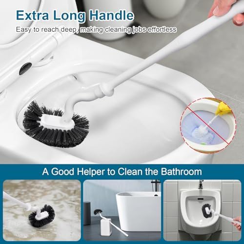 BKCOYSJ Toilet Brush Set 3 Pack with Holder 1