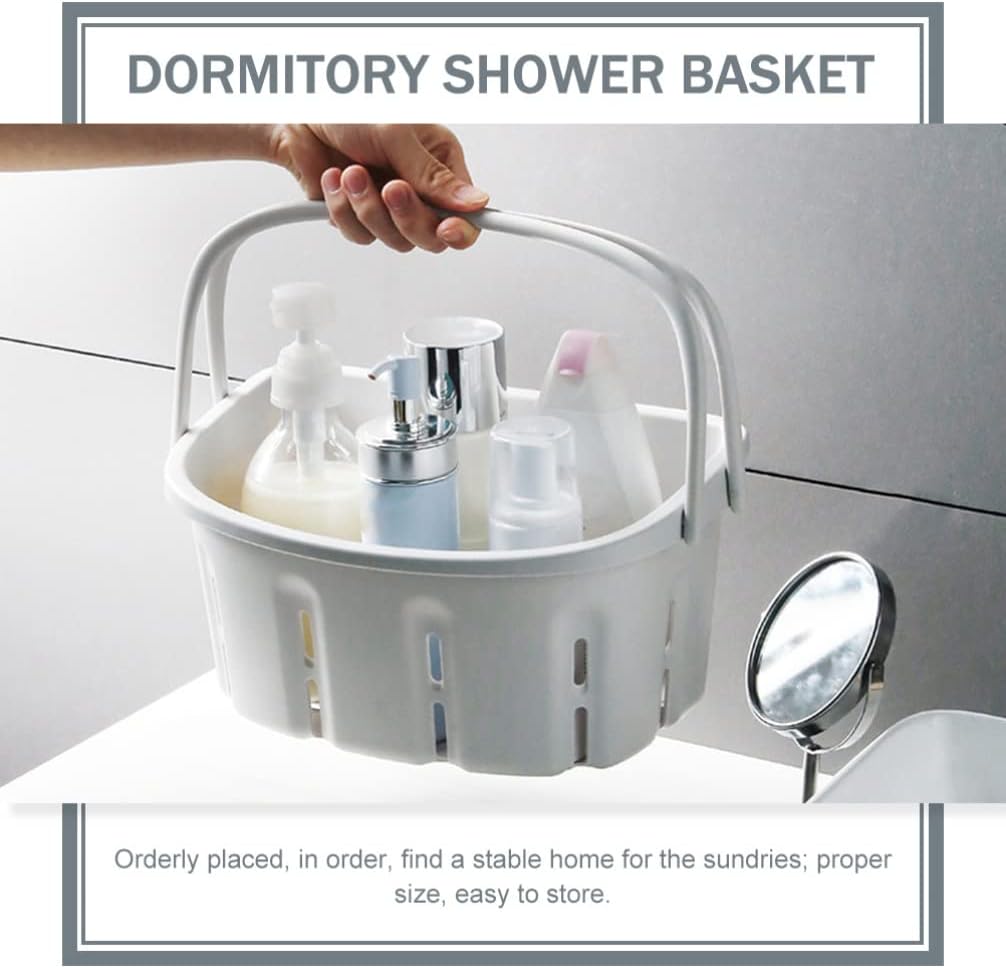 STOBAZA Portable Shower Storage Basket Organizer