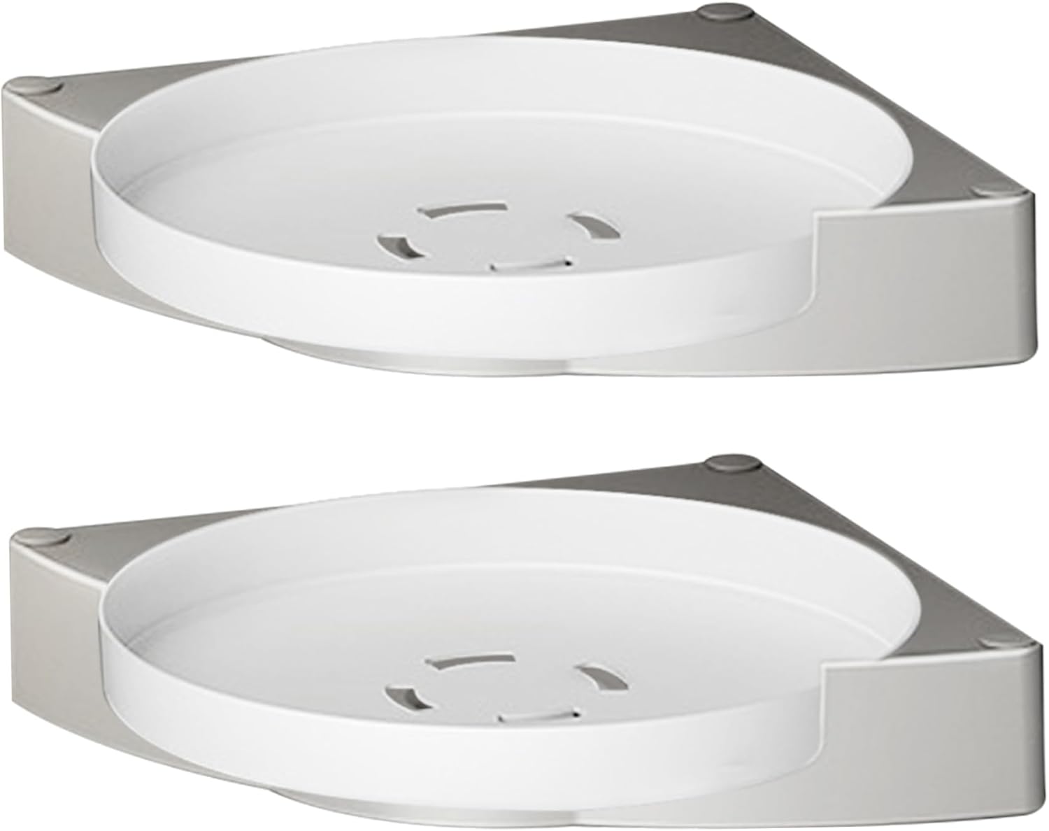 Shower Caddy Corner 2PCS 360 Rotating Organizer
