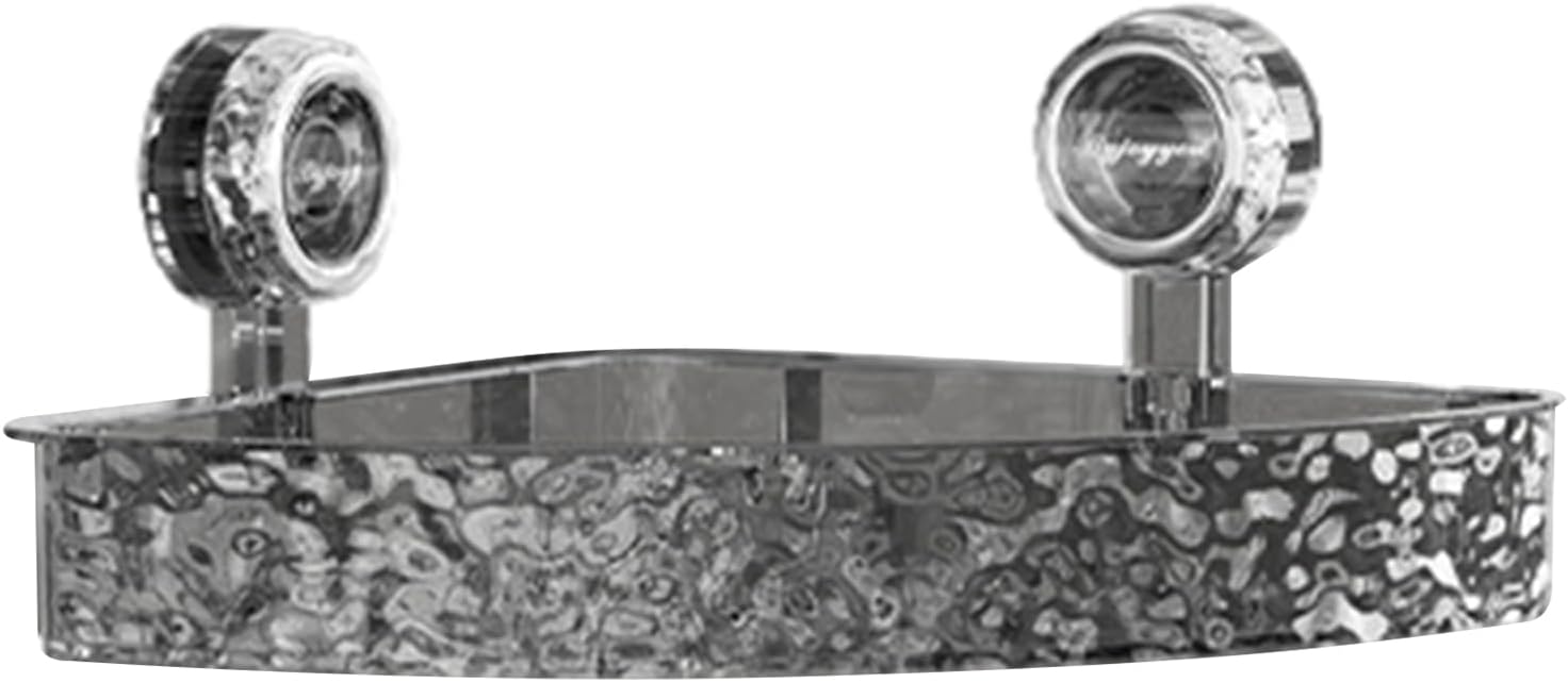 Awakentti Corner Shower Shelf No Drill Gray Storage Rack