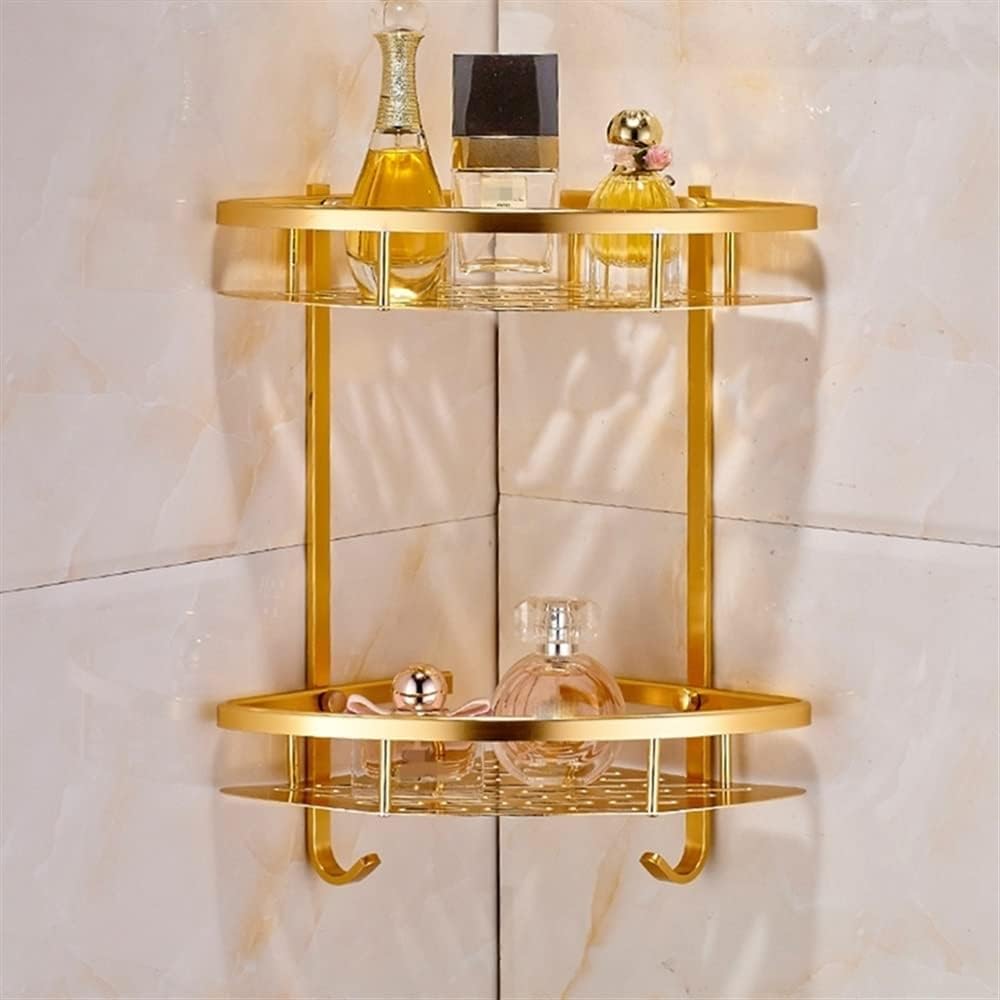 ANNBKA Gold Shower Caddy Wall Mounted Organizer