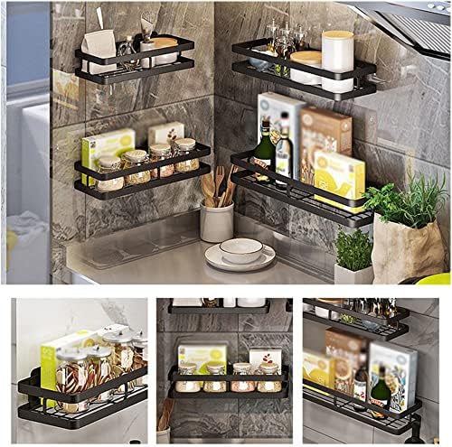 Shower Caddy Organizer with Raised Fence and Thick Frame