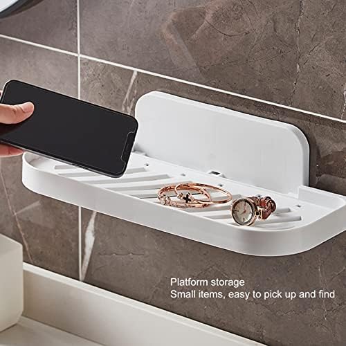 Sonew Foldable Bathroom Shelf Organizer with Drainage