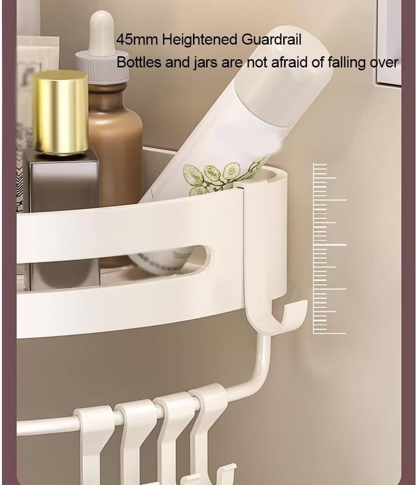 Shower Shelf Racks Gray 1 Layer Corner Storage Caddy