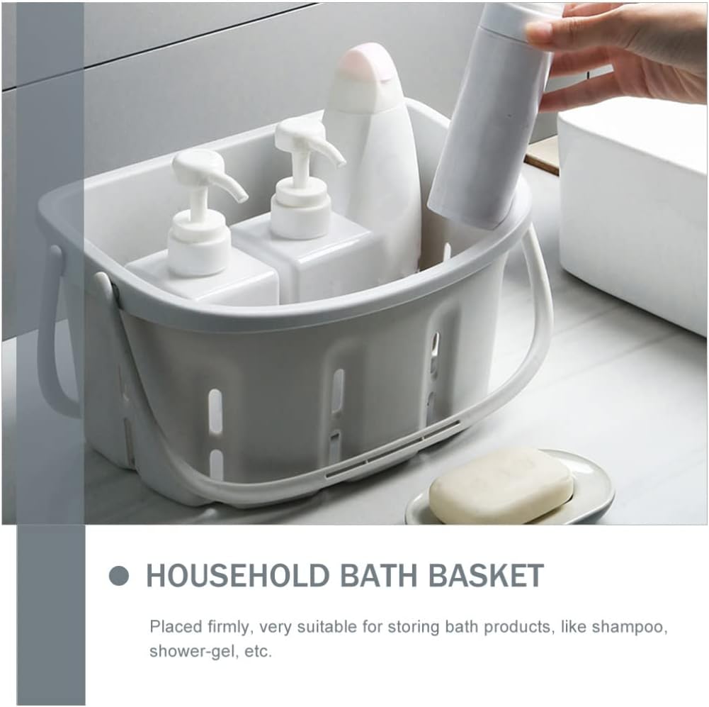 STOBAZA Portable Shower Storage Basket Organizer