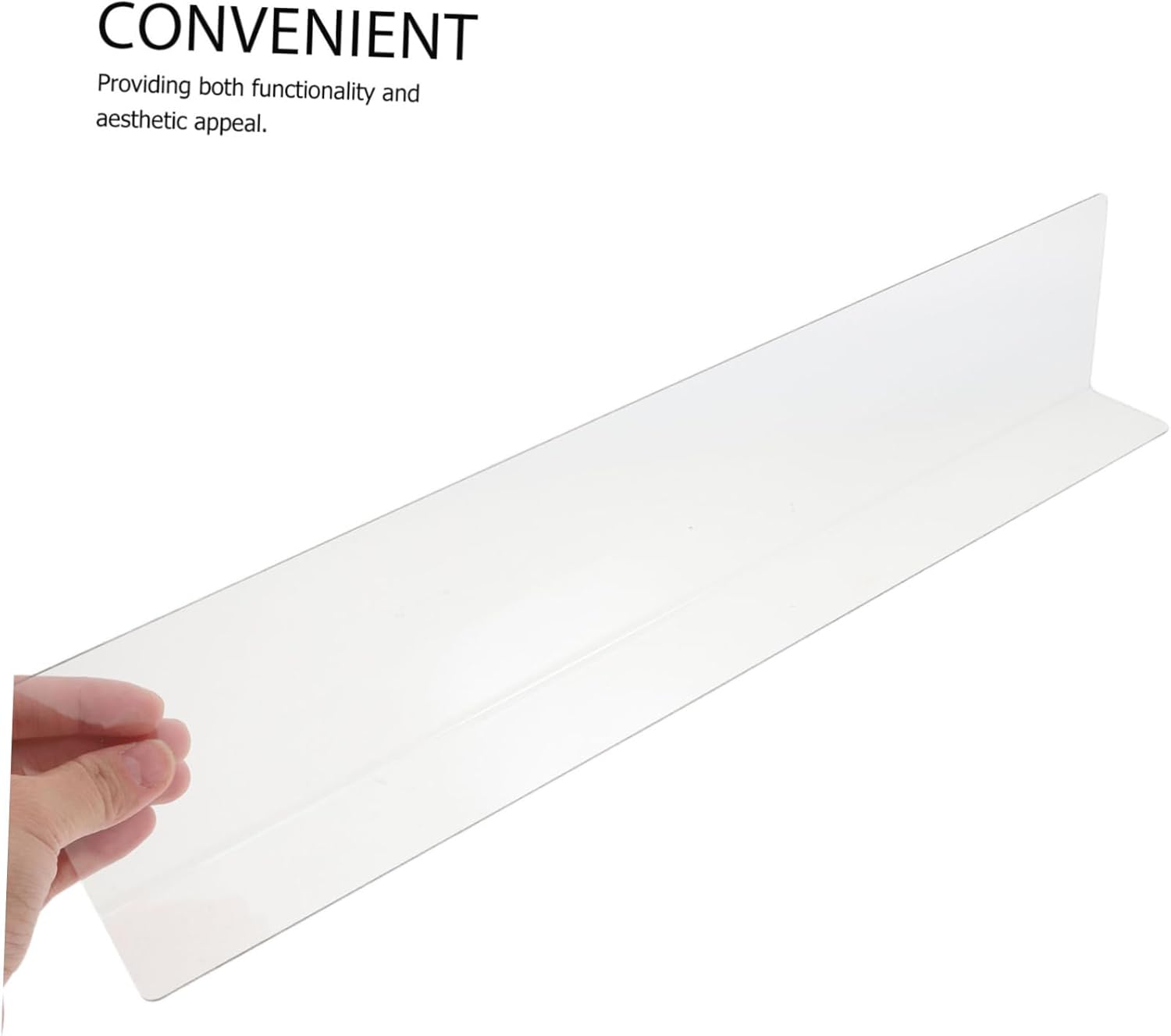 HOMSFOU Bathtub Corner Splash Guard Water Barrier