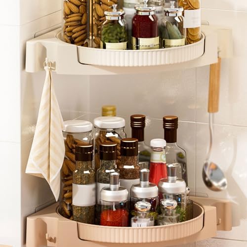 Umbenk 360 Rotating Corner Shower Caddy Green