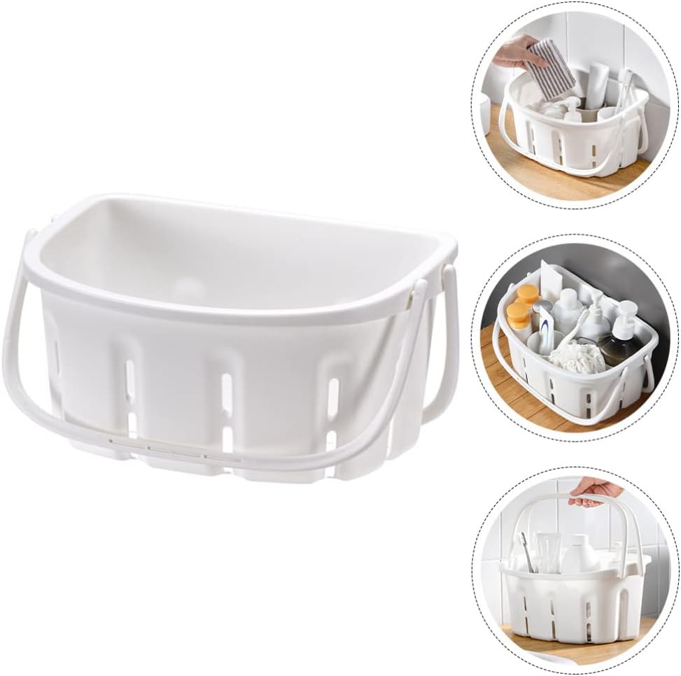 STOBAZA Portable Shower Storage Basket Organizer