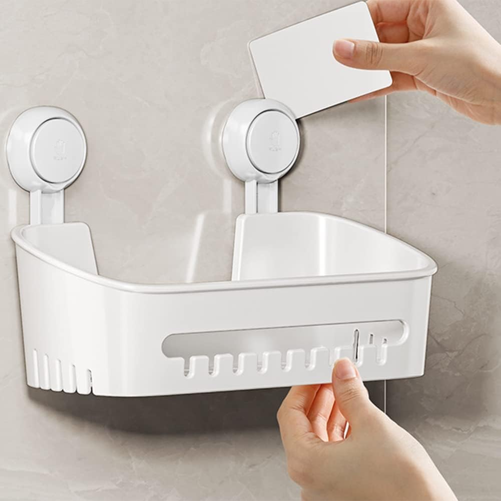 Shower Spice Stand with Strong Suction No Drill