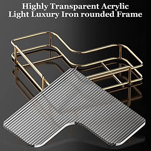 ANNBKA Shower Caddy Acrylic Corner Shelf Organizer Without Drilling